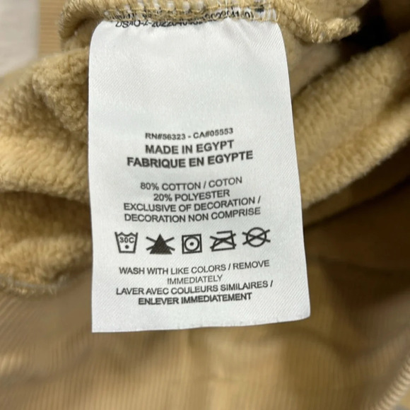 Nike Project Uphoria Bohemian Wide Leg Fleece Sweatpants DZ3116 Khaki Sweats XS - Picture 7 of 8